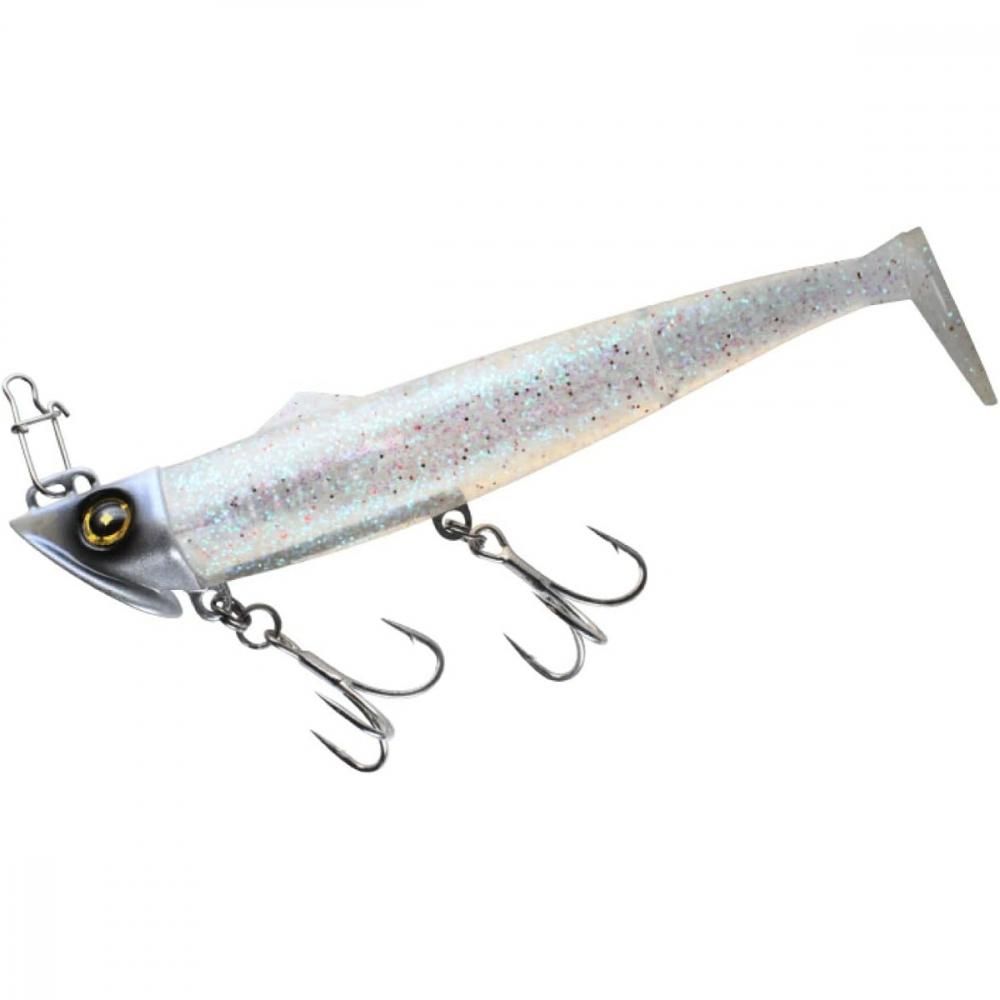 ジャックアイ フリフリシャッド 20g ケイムラクリアオーロラ