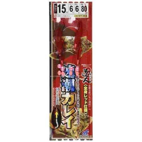 全身レッド仕様のカレイ専用仕掛け。集魚フェザーがスライドし、エサのこきあげに対応。速潮専用設計で絡みを防止。 全長: 80cm 鈎: 12号 ハリス: 4号 幹糸: 4号 鈎種: カレイ 袋入り数: 2本鈎2セット 製品形態: 投げ・天秤式 対象魚種: カレイ カラー: 赤