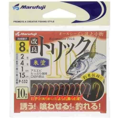 Fly Material - MARUFUJI まるふじ P-552 改良トリック10 朱塗 8
