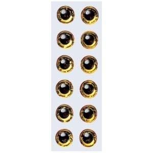 BASSDAY バスデイ 3Dアイシール 3mm ゴールド