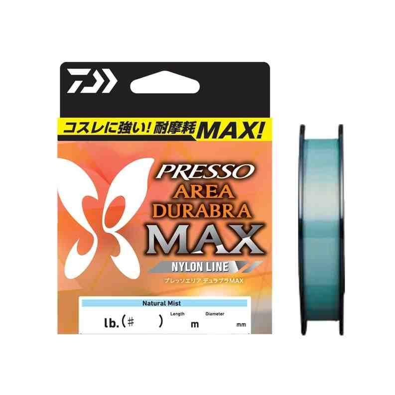 エリアフィッシング専用のスペシャルギア『PRESSO』。耐摩耗性MAX、コスレに強いナイロンライン。耐摩耗性剤「NANODIS MAX」配合で耐摩耗性20倍(当社比)。しなやか設計でリールトラブル減少。低伸度、高感度設計。こだわりの180m巻。タックル・好みに合わせた長さでの使用が可能。 カラー: ナチュラルミスト 強力: 4lb. 参考: 1号 巻糸量: 180m 素材: ナイロン