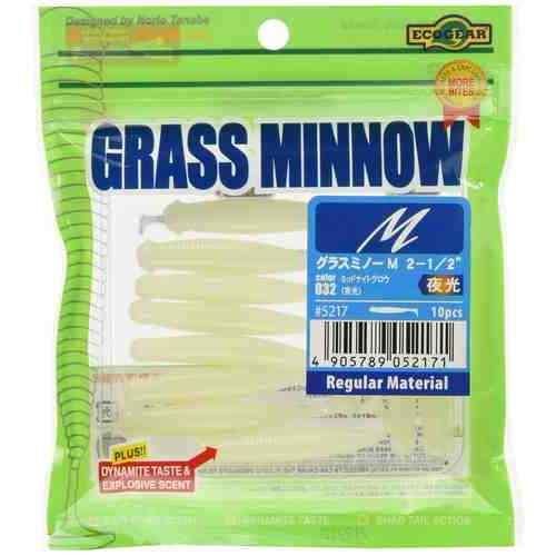 Ecogear Grass Minnow L 3-1/4 032 Midnight Glow (Luminous)