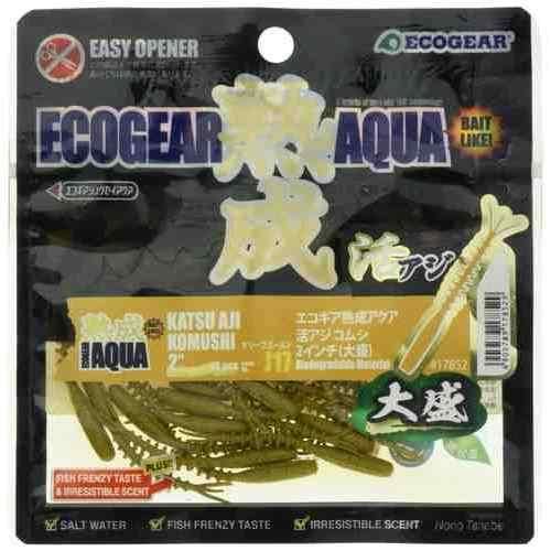 Ecogear Jukusei Aqua Ring Max 2 inch J17 Olive Gold