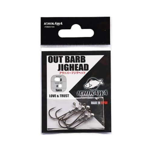 Ichikawa Fishing イチカワフィッシング OUT BARB JIGHEAD アウトバーブ ジグヘッド #1-1.5g