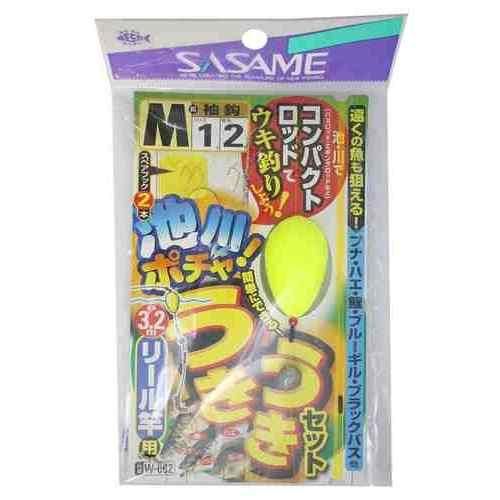 SASAME ささめ針 W-662 池川ポチャ ウキウキセット リール竿用 M