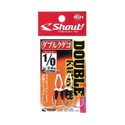 プラグ対応のダブルフックアシスト。吸い込みやすく、刺さり込みやすい設計。 PEライン付ダブルフックアシスト ヒラマサのトップウォーターゲームに対応 トレブルフックと比較してバラしが激減 フッキングレスポンスが向上 ショートバイトでもフックが吸い込まれやすい スペック サイズ: 7/0 PEの強度: 300lb プレスリングサイズ: 7 自重: 17.2g 入数: 1セット カラー: シルバー