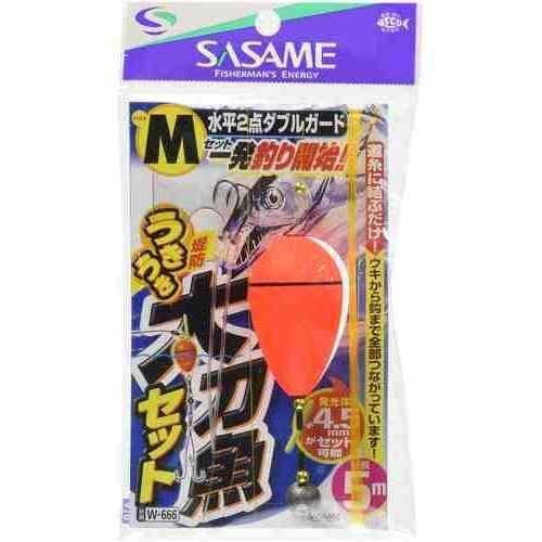 SASAME ささめ針 W-666うきうき堤防太刀魚水平2点WガードM
