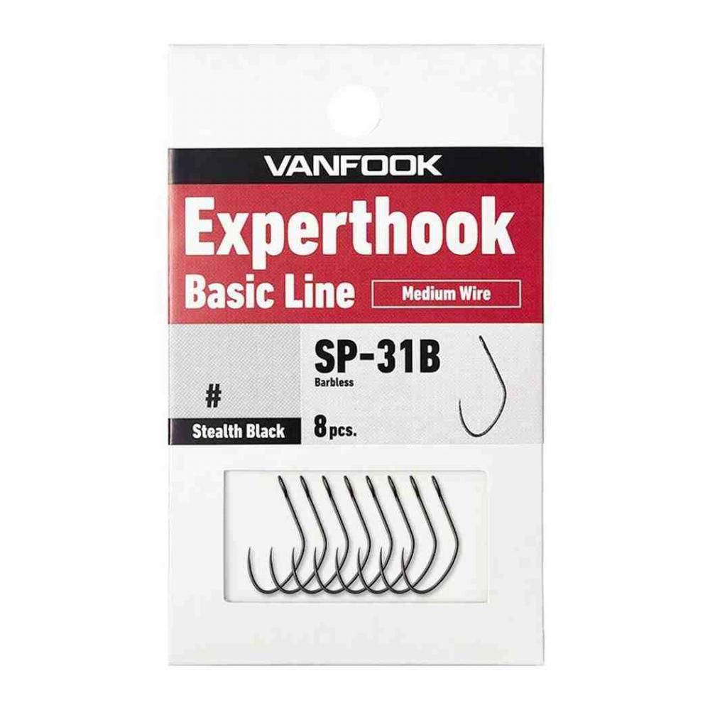 VANFOOK ヴァンフック SP-31BL エキスパートフック(中軸)S.BK #5