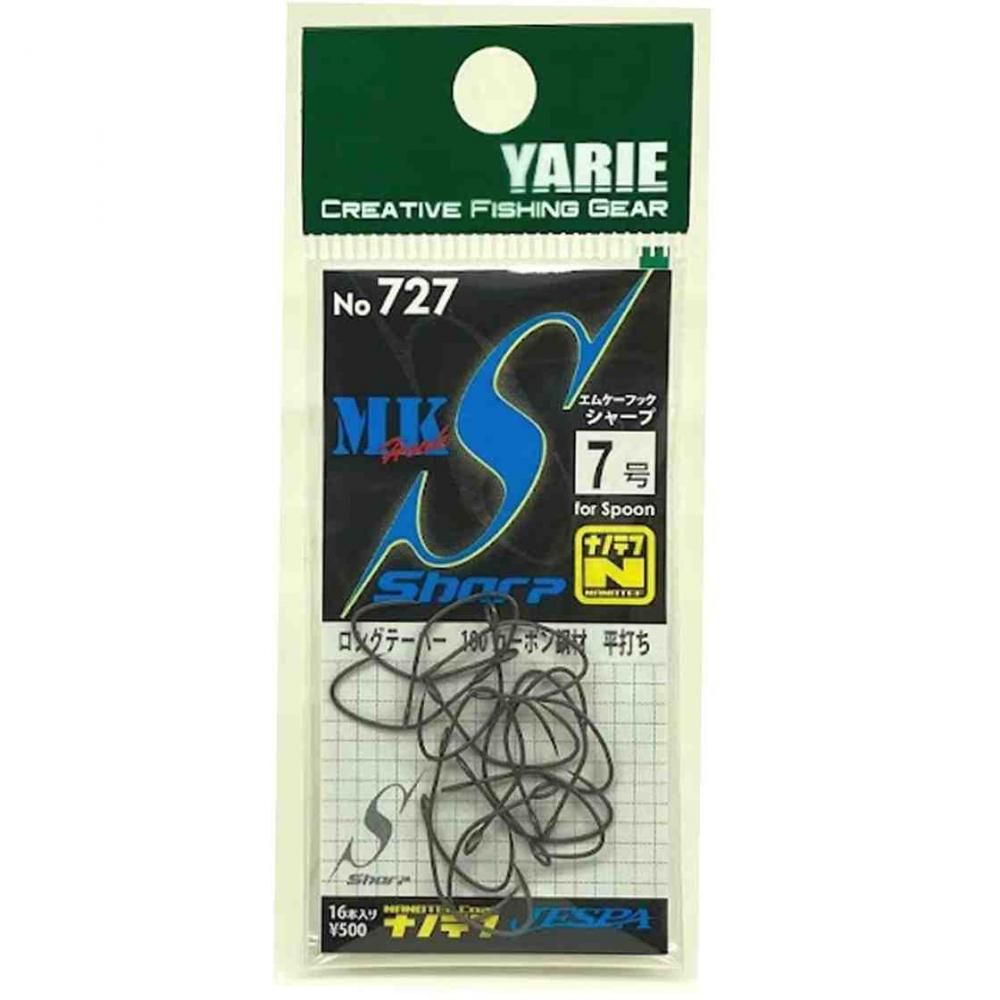 YARIE ヤリエ 727 MKフックシャープ 7号 ナノテフ 500円パック(エムケーフックシャ...