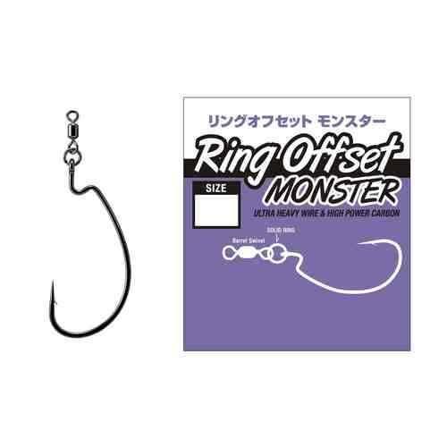 高強度リングとスイベルが搭載されたオフセットフック。ビッグバスを狙うための強度と機能性を兼ね備えています。 超ヘビーワイヤーを採用し、ヘビーカバーでも安心の強度 装着されたリングによりフックがフリーになり、ノーシンカーワームの自然な動きが可能 スイベルの働きで糸ヨレを徹底解消 リングとスイベルがシンカーの役割を果たし、ノーシンカー使用時に素早く沈む 通常のテキサスリグ使用時にもナチュラルなアクションを演出 別売りの「クイックチェンジャーシリーズ」との組み合わせで、すり抜け能力が向上し糸絡みが激減 スペック サイズ（号数）：＃4／0 線径：1.5mm 入り数：4 カラー：NSブラック