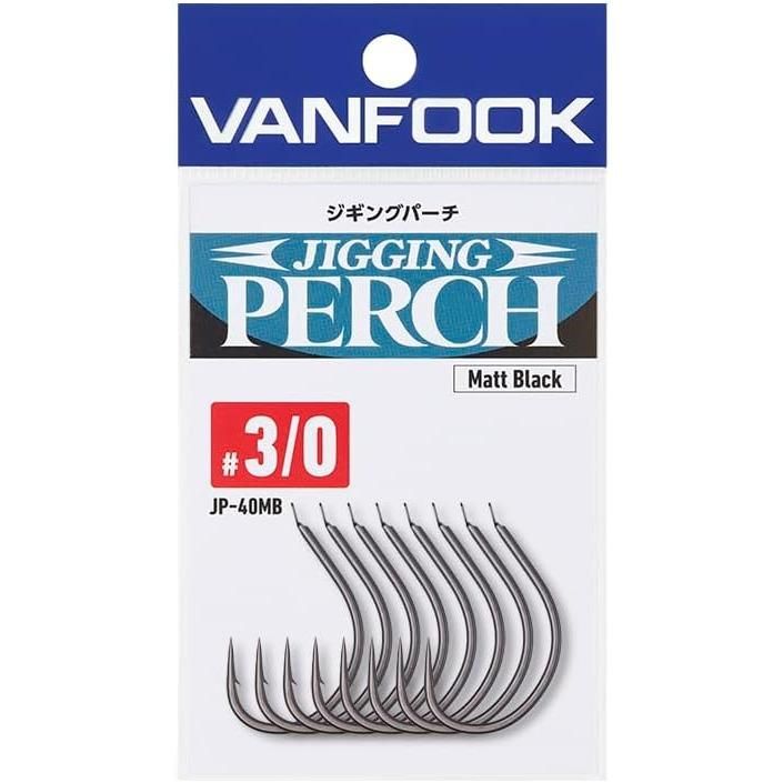 VANFOOK ヴァンフック JP-40MB ジギングパーチ マットブラック #3/0