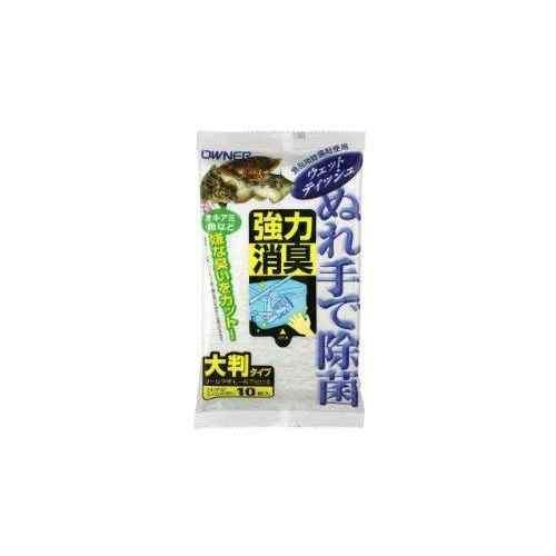 手や釣り道具の臭いを強力に消臭し、同時に除菌も行えるウェットティッシュ。 食品用除菌材を使用 オキアミ・アミエビ・魚の臭いをカット 大判サイズ（190mm×300mm）で、竿やリール・クーラーも一枚で拭ける 天然消臭成分配合 さわやかなライムの香り スペック サイズ: 190mm × 300mm 枚数: 10枚入り 香り: ライム