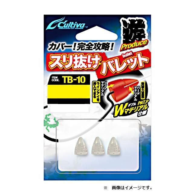 CULTIVA カルティバ 81150 TB-10 スリ抜けバレット L クリア