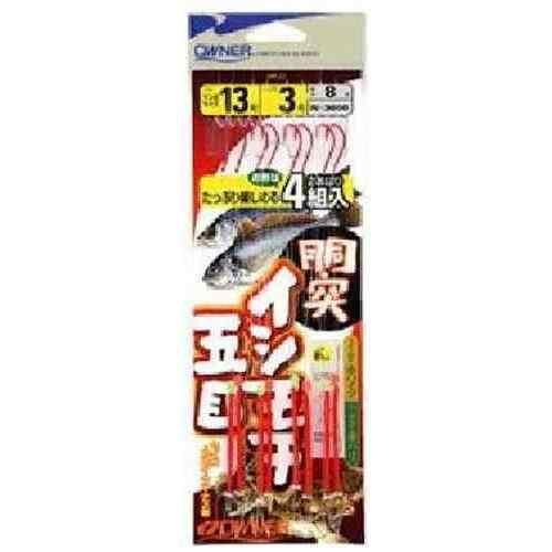 イシモチ専用の仕掛け。潮の速い場面での使用に適しており、アイナメやカレイにも効果的。 赤パイプによるカラミ防止機能 虫に馴染む赤バリを使用 お得な4組入り スペック 号数: 11号 カテゴリー: 投釣 対象魚種: イシモチ、カレイ、アイナメ、セイゴ、スズキ（シーバス）