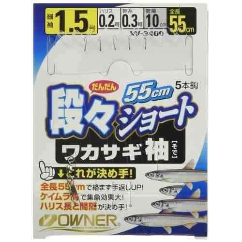 段々シリーズのショートタイプ。全長55cmで絡まず、手返しが向上。 ハリス長と間隔が最適化 ケイムラ鈎による集魚効果 ハリスはナイロン素材で自然な誘いを演出 幹糸には高感度フロロカーボンを使用 スペック 鈎: 1.5号 ハリス: 0.2号 全長: 55cm カラー: ベージュ系