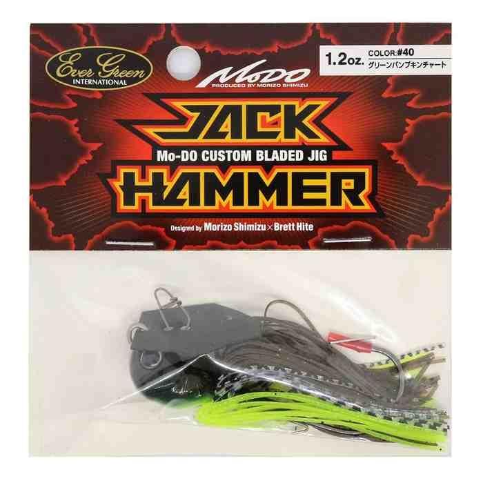 Evergreen Jack Hammer 1.2oz #40 Green Pumpkin Chart
