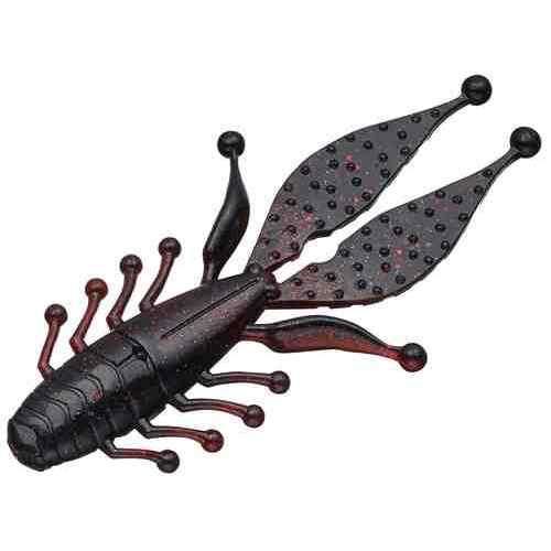 Soft Lure - EVERGREEN エバーグリーン キッカーバグ3.3ファットベイビー #08 BK/レッドクロー