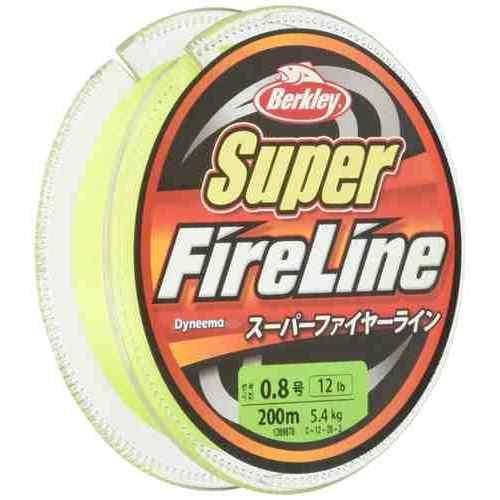 BERKLEY バークレイ スーパーファイヤー200m グリーン 2.0号 30lb