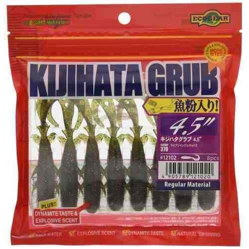 サイズ: 4インチ(76mm)入数: 8pcs.推奨フックサイズ: #1/0カラー: 370 ケルプジャングルチョイス 新色「ネオン」シリーズを追加! ハタ系ターゲットをはじめとしたロックフィッシュ全般で好釣果をあげている「キジハタグラブ」に、新色を追加! バック側にダーク系、ベリー側にブライト系カラーを配して明滅効果を発揮するとともに、ラメのきらめきで魚を魅了します。 注目のターゲット「キジハタ」はもちろん、ハタ系ターゲットをオカッパリで攻略することを想定し、ホッグとグラブの融合によって生まれたのが「キジハタグラブ」。30g のヘビーテキサスでもバランスを崩さず、浮き上がりをも抑えるようデザインされたバルキーボディは存在感たっぷり。 特徴的な肉厚テールは、小さくても強い波動を発生させることはもちろん、オフセットに取り付けられることで飛行姿勢が安定し、遠投性向上に貢献しています。 ターゲットの捕食しているベイトに合わせた攻略を可能にするため、リグを選ばない使いやすさを追求。メインベイトが小魚やイカのときはジグヘッドリグでのスイミング、甲殻類のときはテキサスリグのボトムバンプなど、様々なアプローチに高い汎用性を発揮します。 魚種: [アジ]ルアーの種類: [ソルトウォーター]