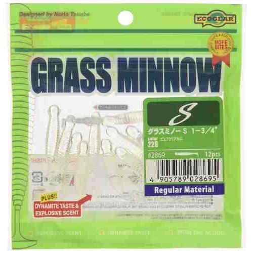 Ecogear Grass Minnow S 1-3/4 228 Pink Clear Holo