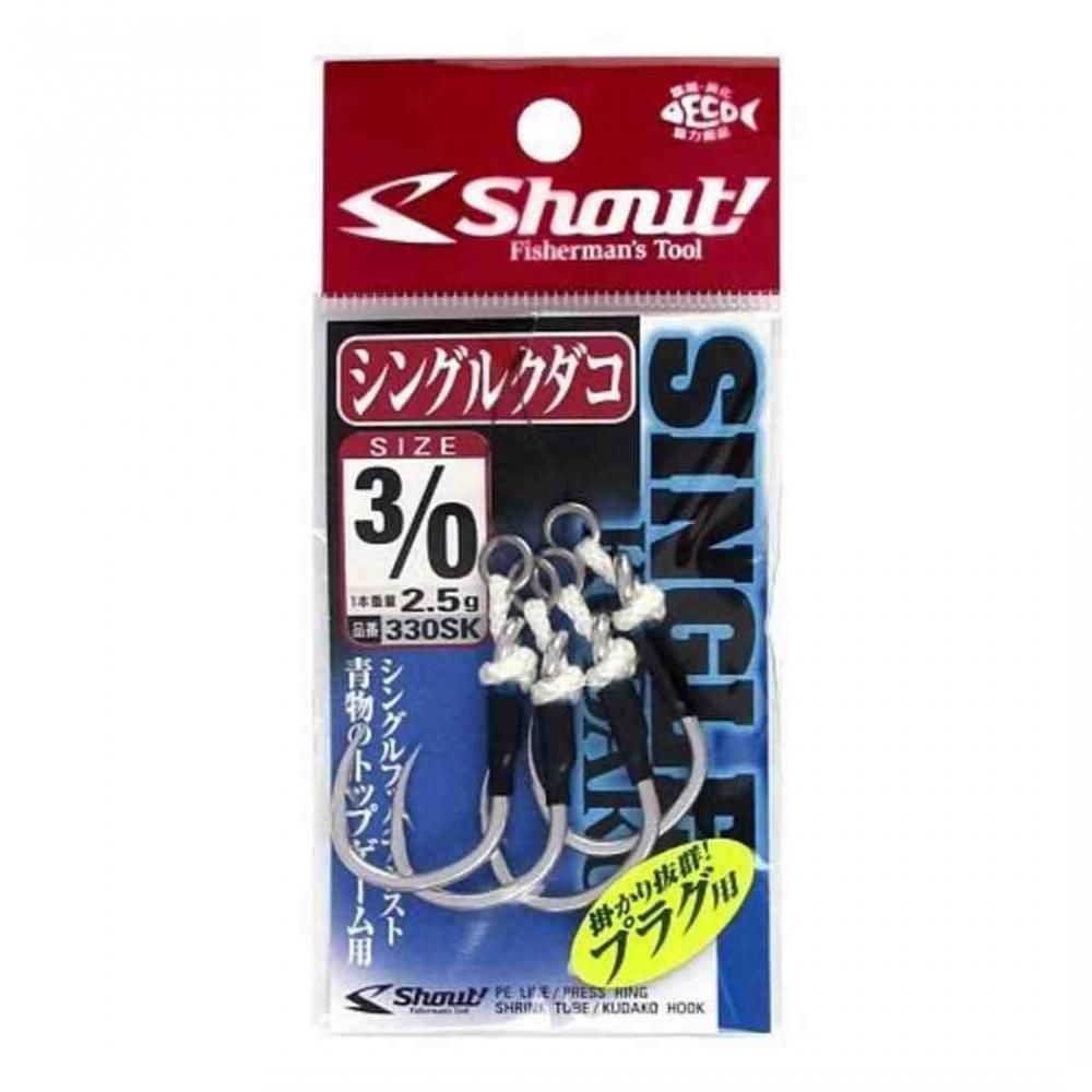 SHOUT! シャウト 330SK シングルクダコ シルバー #3/0