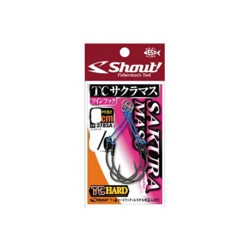 SHOUT! シャウト 378SA TCサクラマスツインフック 2cm 4/0