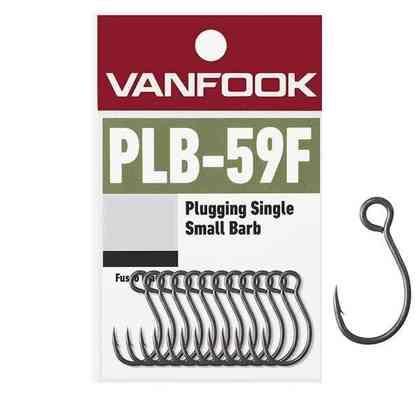 VANFOOK ヴァンフック PLB-59F プラッギングシングル ヘビー #6 フッ素ブラック