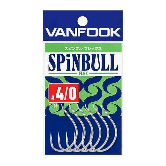 VANFOOK ヴァンフック FL-08 スピンブル フレックス シルバー #4/0