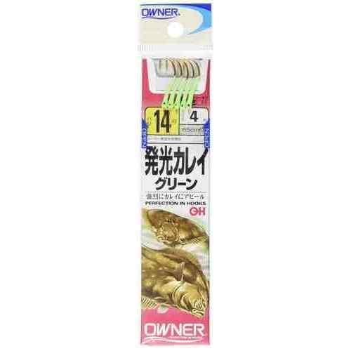 OWNER オーナーばり 20122 糸付 発光カレイグリーン 14-4