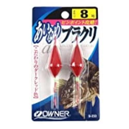 ダークレッドカラーの仕掛けで、ピンポイント攻略に対応したアイテム。 号数: 8号 カテゴリー: ブラクリ・他 対象魚種: アイナメ、メバル、カサゴ、ソイ 新パッケージ採用: 一個ずつ取り出せる設計 スペック サイズ: 8号 メーカー品番: B-233
