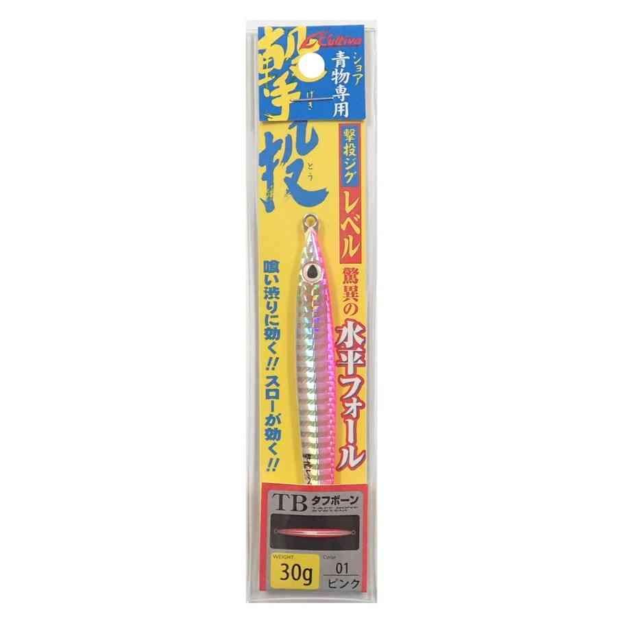 オーナー/カルティバ 撃投ジグ レベル 30g GJL-30 ソルトウォーター メタルジグ ショア・オフショアジギング 青物・底物 OWNER/CULTIVA( ピンク