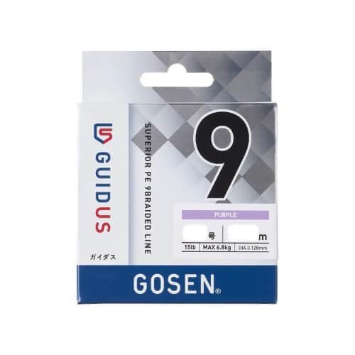 GOSEN ゴーセン ガイダス PEX9 パープル 200m 2号