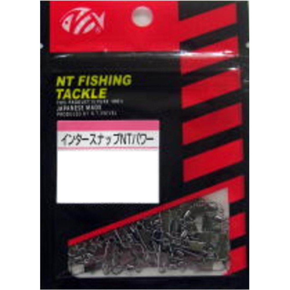 NTスイベルスイベル ハンガー式インターロックスナップ付パワー(クロ)20 2/0