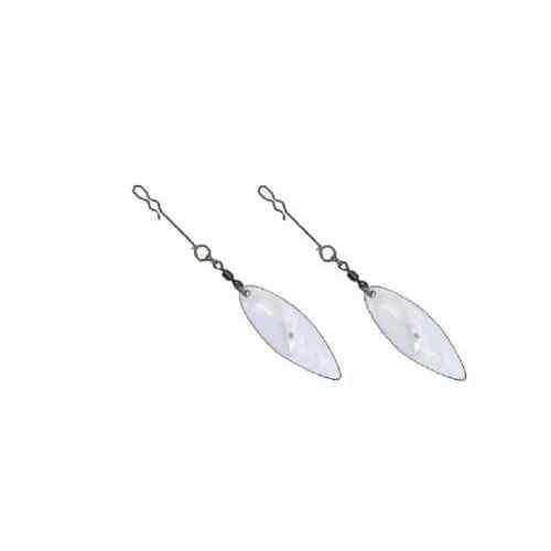 多魚種に対応した樹脂製ブレード。透明感と軽さが特徴で、ナチュラルなアピールが可能。 ウィローリーフタイプのブレード 光の透過と反射による自然なアピール UV加工により、低光量時でも効果を発揮 軽量で垂れ下がりにくく、スローな誘いが可能 ジグヘッドやオフセットフック、プラグに取り付け可能 様々なリグやプラグのパーツとして使用可能 スペック サイズ: 3 1/2インチ ブレード全長: 38mm カラー: #05 クリア