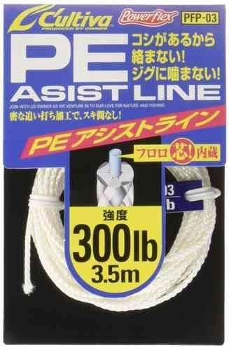 高い引っ張り強度を持つPE素材を使用したライン。絡まりにくく、ジグに噛まない設計。 フロロ芯内蔵により、アシストフックによる絡みを解消 紫外線からの劣化に強い 瞬間接着剤との相性が良く、しっかりと留まる スペック 素材: PE サイズ: 300lb 形態: ライン 対象魚: ヒラマサ、ブリ、太刀魚 メーカー品番: 66087