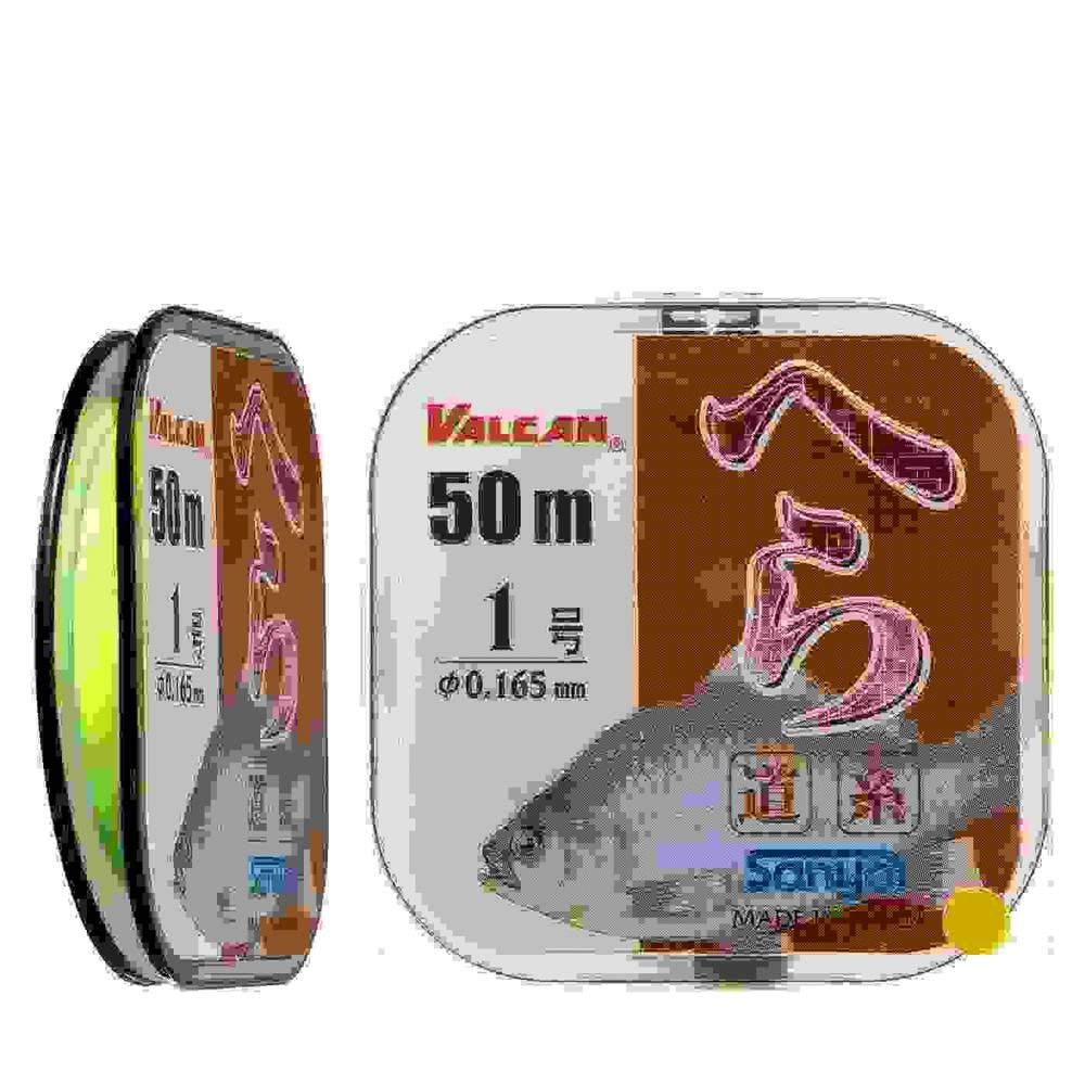 SANYO NYLON サンヨーナイロン VALCAN へら道糸 イエロー 50m 0.6号