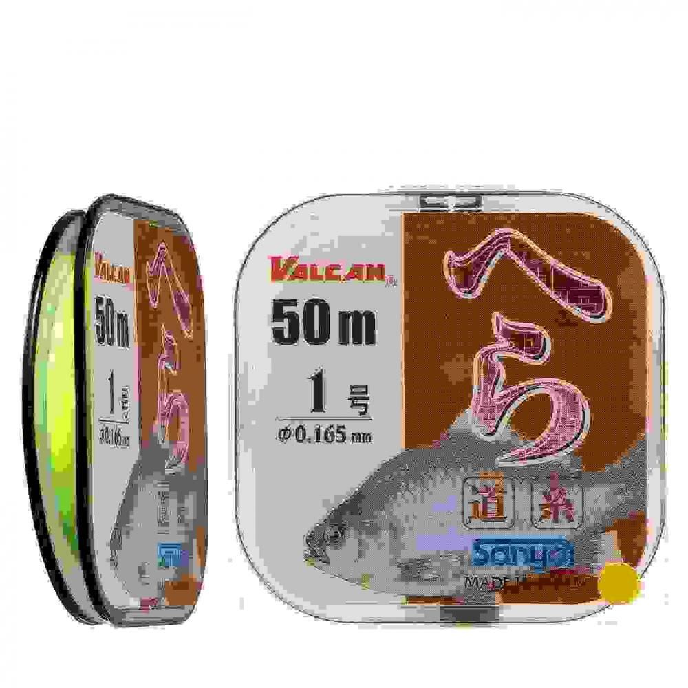 SANYO NYLON サンヨーナイロン VALCAN へら道糸 イエロー 50m 1.5号