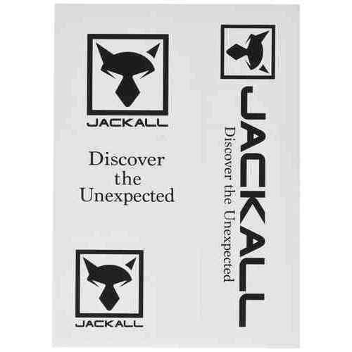 JACKALL ジャッカル ロゴステッカー ホワイト