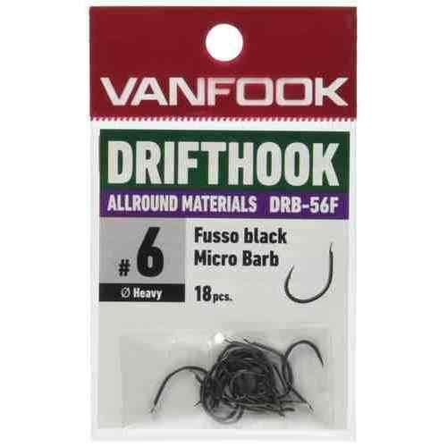VANFOOK ヴァンフック DRB-56F ドリフトフック プラグ (ミディアムヘビー) #6 フッソブラック