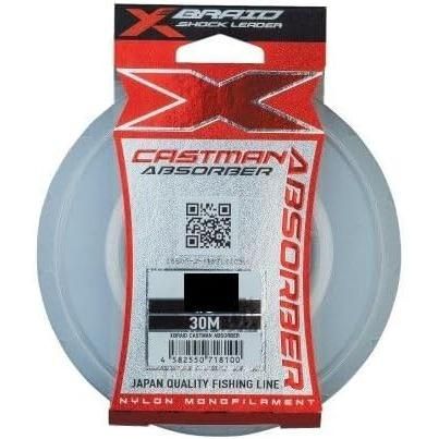 XBRAID キャストマンアブソーバー 30M クリア 22号 80lb