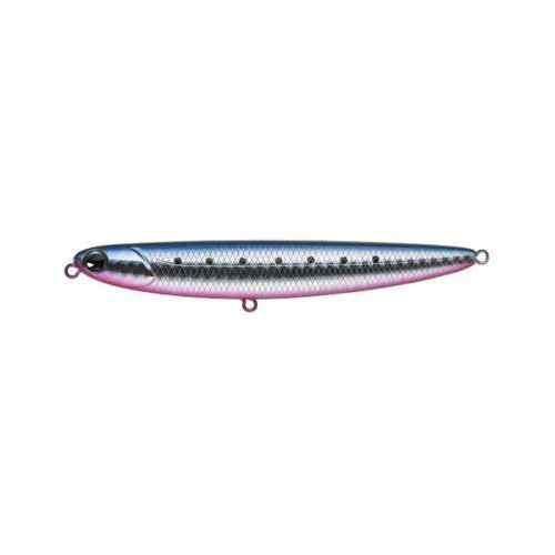 全長: 110mm重量: 13gタイプ: トップウォーター レンジ: 0cm アクション: ドッグウォーク フック: #4 リング: #3 推奨エリア: 港湾/干潟/河口/河川/磯/オフショア カラー: #SS110-107 マコイワシメーカー品番: 1101107 サイレント仕様で警戒心の強いシーバスに効果絶大。 簡単にドッグウォークアクションが可能。 ラトル音なしで際立つスプラッシュ・ボイルサウンド。 大型#4フック搭載。 細身シルエットで浮き姿勢は水平、誰でも簡単にドッグウォークが可能。 控えめなアピールで警戒心の強いシャローのシーバスに最適。 飛行姿勢・遠投性能も優秀で沖でボイルするシーバス攻略に欠かせないルアー。 魚種: シーバス ルアーの種類: トップウォーター