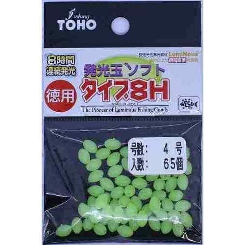 TOHO 東邦産業 発光玉ソフト 8H 4号 グリーン 徳用