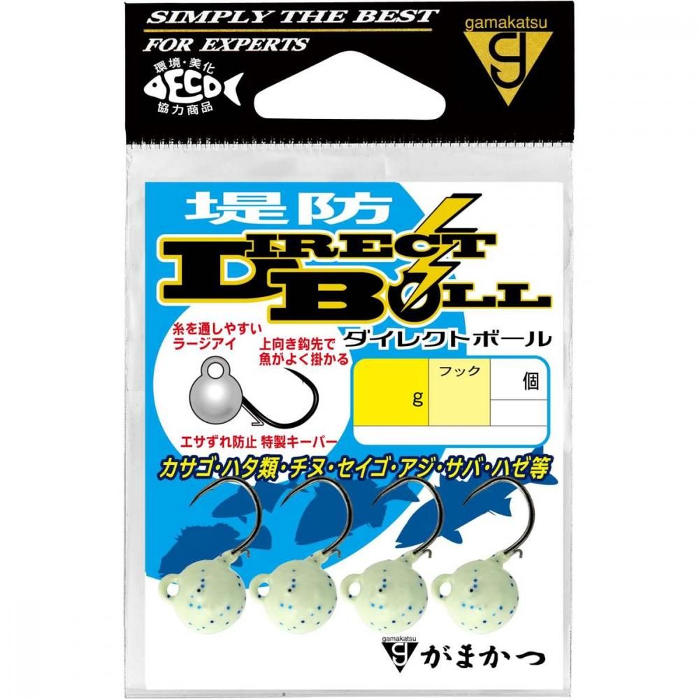 GAMAKATSU がまかつ 69023 バラ 堤防 ダイレクトボール グロー #6-1g