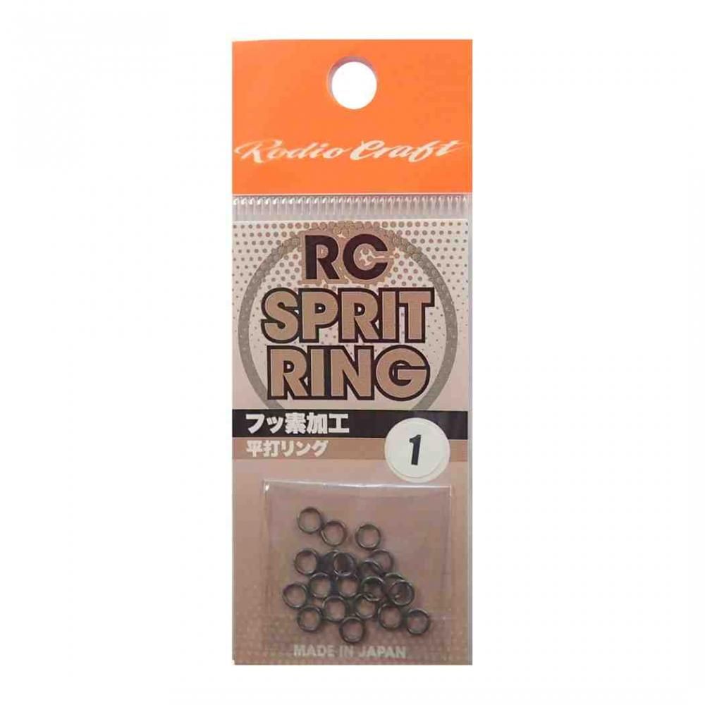 フッ素コートされたスプリットリング サイズ: #1 入数: 20個 強度: 22.0lb 外径: 4.4mm 重量: 42mg