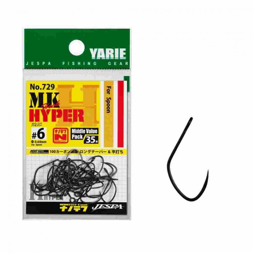 YARIE ヤリエ 729 MK エムケーフック ハイパー ナノテフ 6号 1000パック