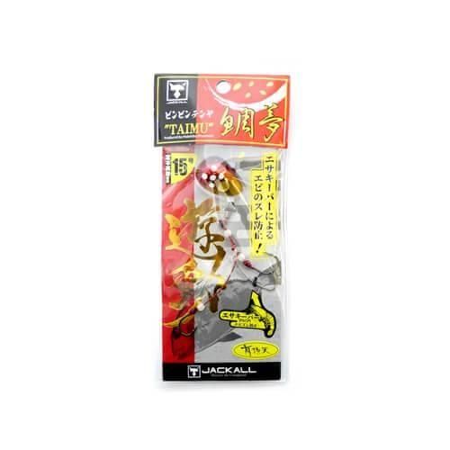 JACKALL ジャッカル 鉛テンヤ鯛夢 遊動 15号 有頂天レッドゴールドグロースポット