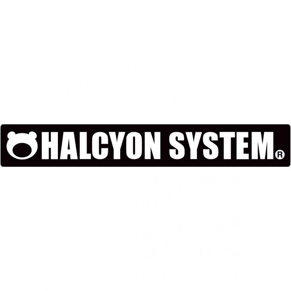 HALCYON SYSTEM ハルシオンシステム ハルシオンロゴステッカー BK