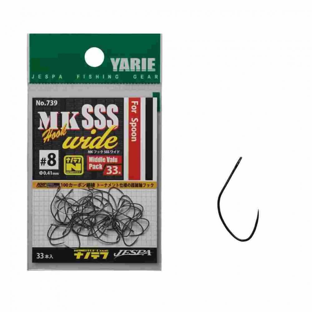 YARIE ヤリエ 739 MKフック トリプルS ワイド 8号 1000パック