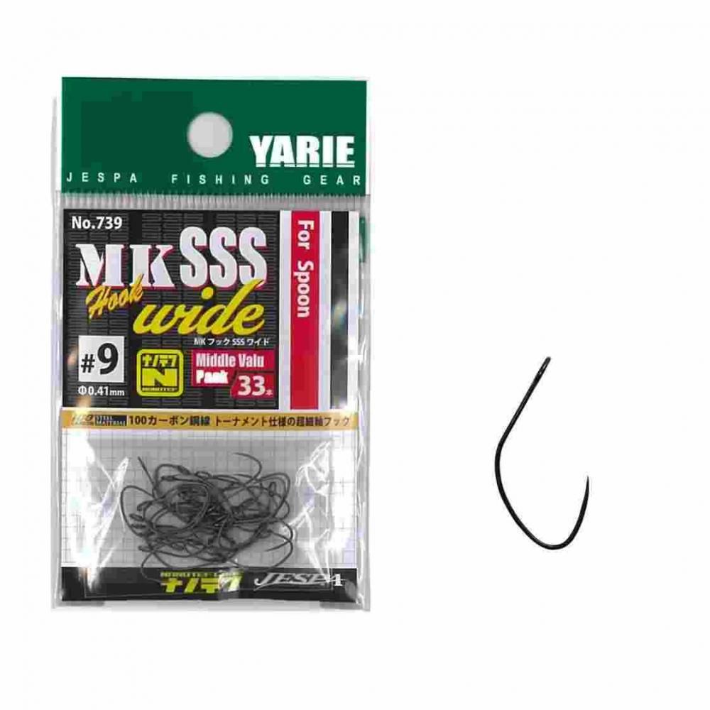 YARIE ヤリエ 739 MKフック トリプルS ワイド 9号 1000パック