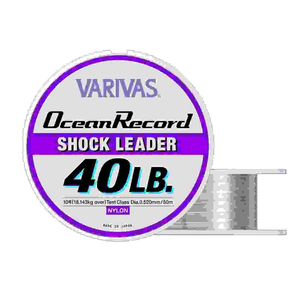 VARIVAS バリバス オーシャンレコード ショックリーダー 50M 40LB/10